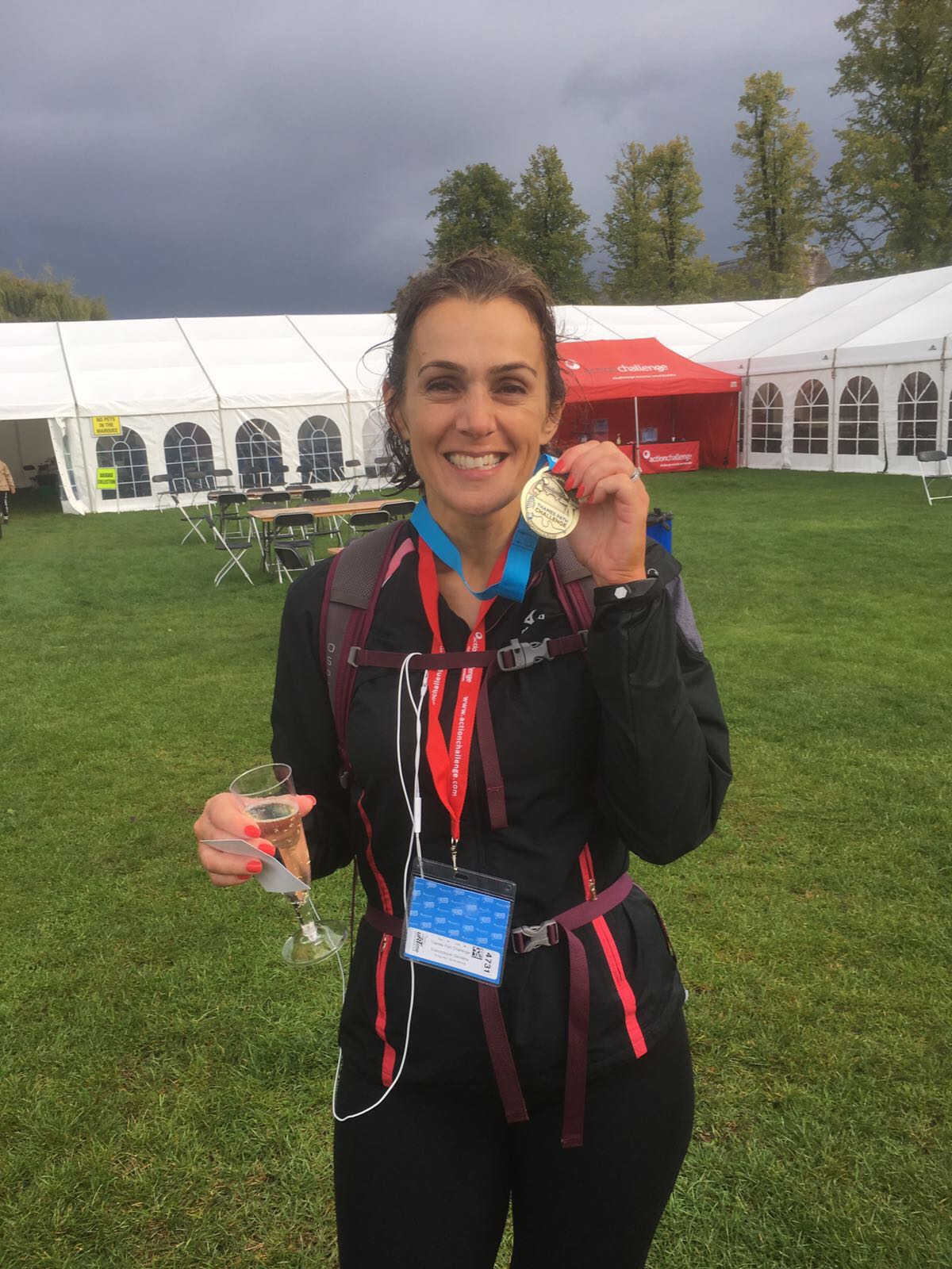 Congratulations to Demetra for her ‘stroll’ along the Thames!